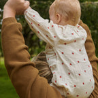 Meadow Bodysuit - Raspberry Print