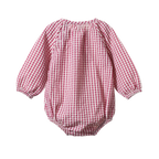 Meadow Bodysuit Gingham - Jam Check