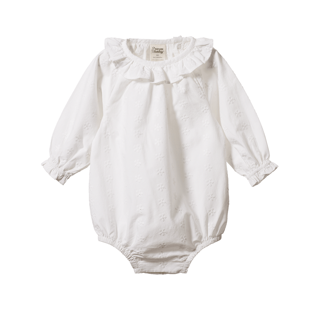 Nature Baby Meadow Bodysuit - Ivory Flora