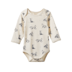 Long Sleeve Bodysuit - Foxy Print