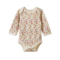 Long Sleeve Bodysuit - Kitchen Garden Print