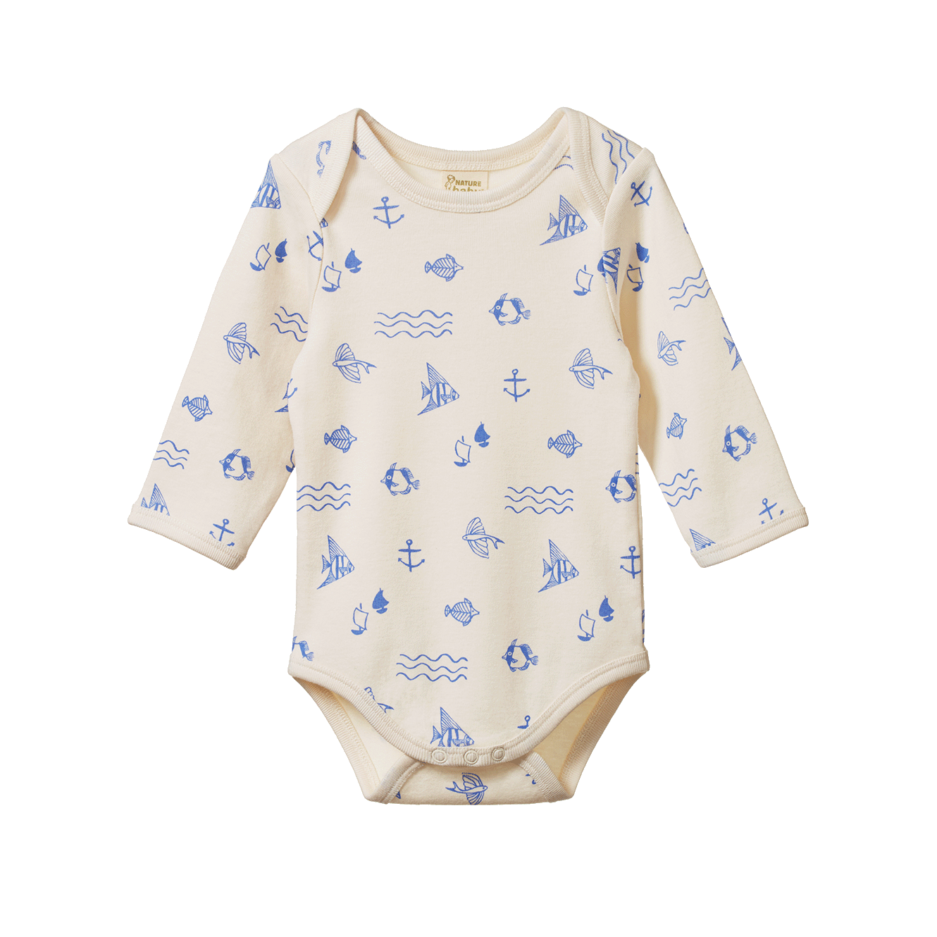 Long Sleeve Bodysuit - Atlantic Print