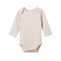 Long Sleeve Bodysuit - Lilac Pinstripe