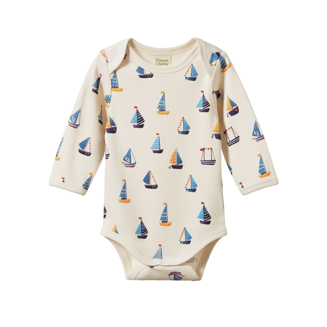 Nature Baby Long Sleeve Bodysuit - Regatta Print