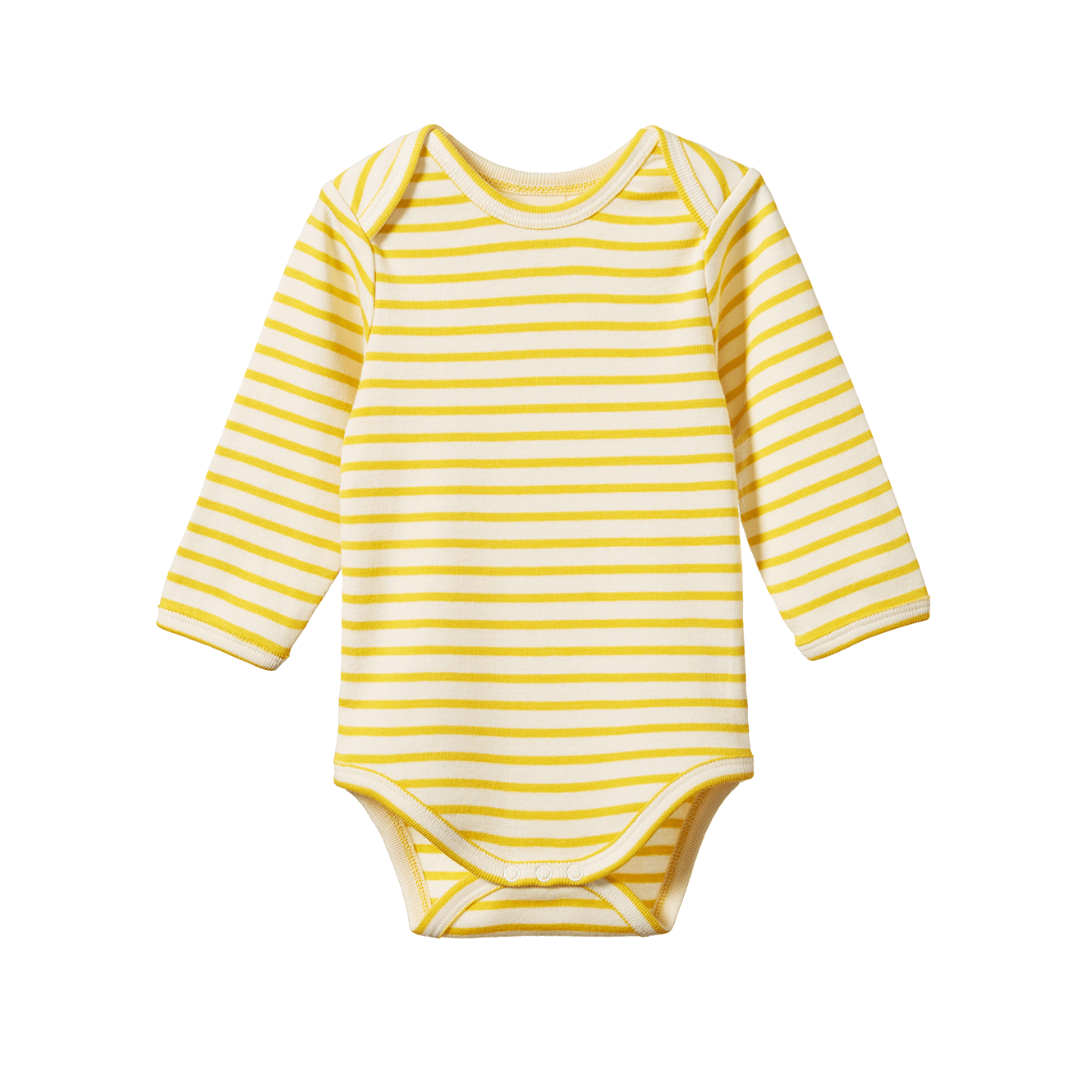 Nature Baby Long Sleeve Bodysuit - Sunburst Sailor Stripe