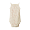 Camisole Bodysuit Pointelle - Dandelion Print