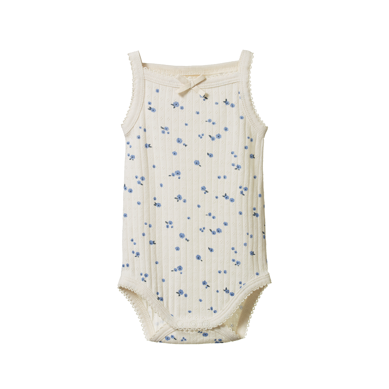 Camisole Bodysuit Pointelle - Daisy Print