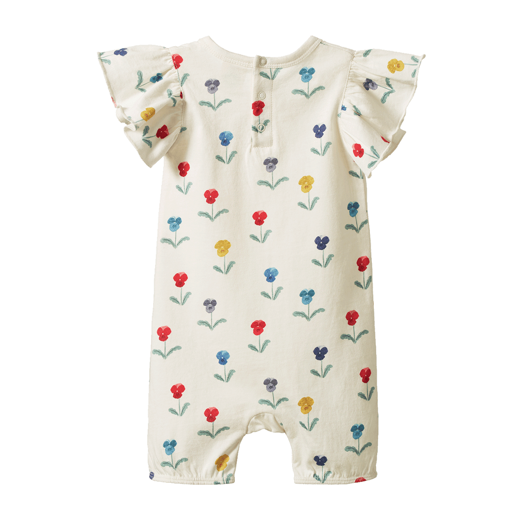 Nature Baby Tilly Suit - Delphine Blooms Print