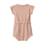 Nature Baby Lottie Suit - Rose Bud Pointelle