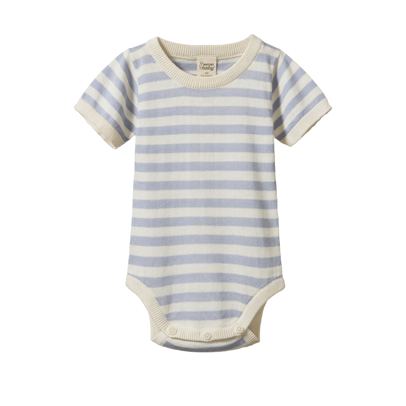 Nature Baby Ren Bodysuit - Zen Blue Sea Stripe