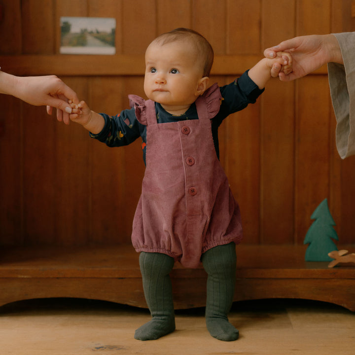 Nature Baby Orchard Suit - Rhubarb