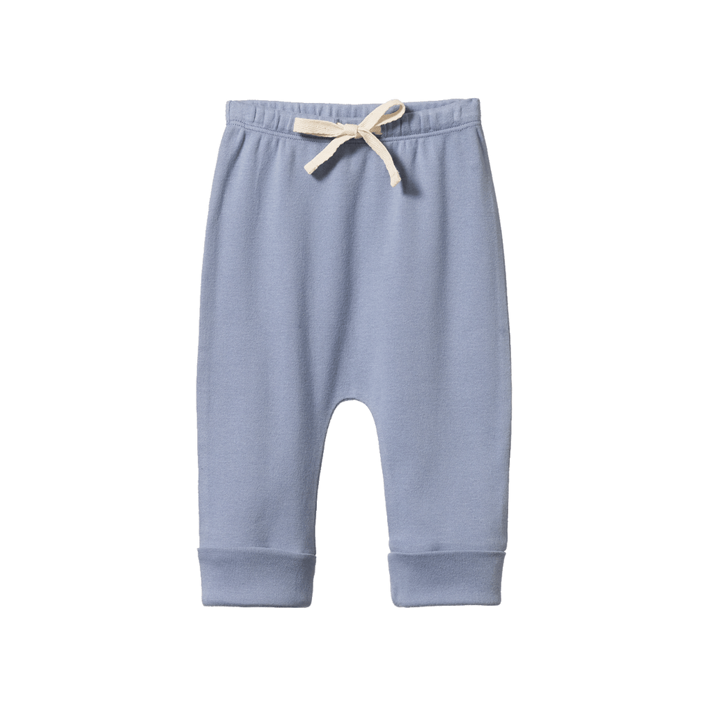 Drawstring Pants - Dusky Blue