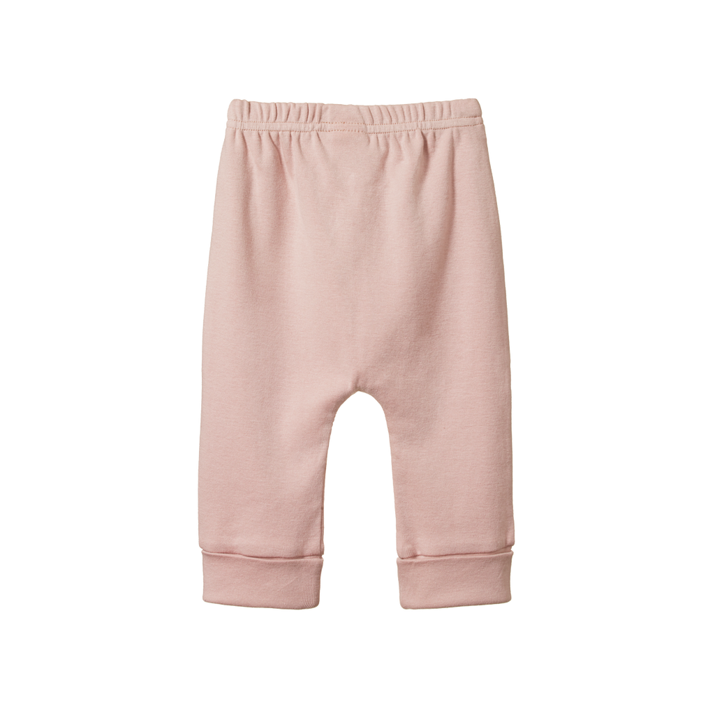 Nature Baby Drawstring Pants - Rose Bud