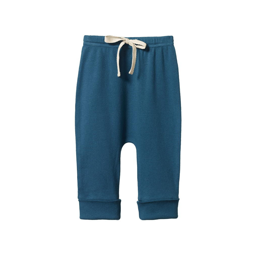 Nature Baby Drawstring Pants - Teal
