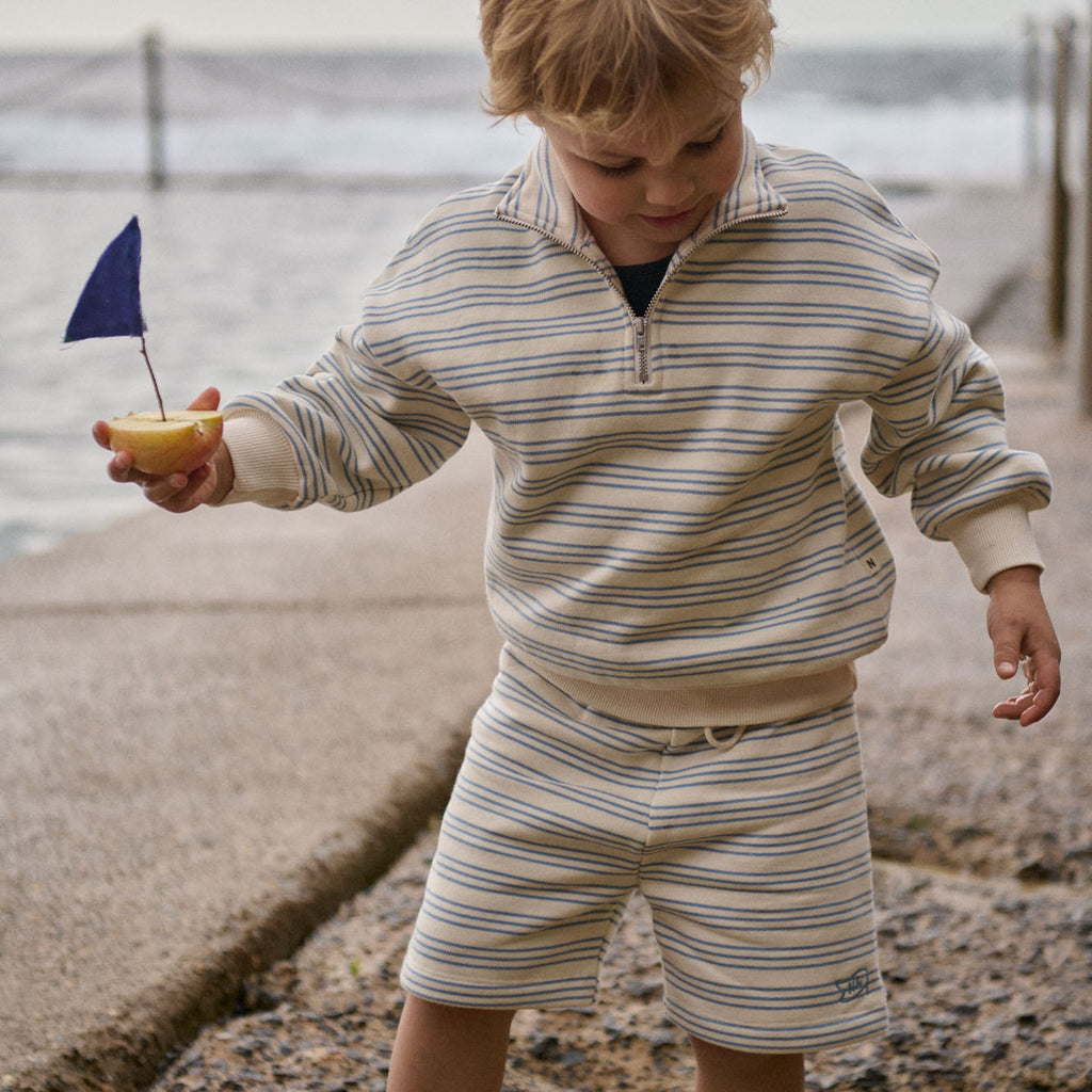 Jimmy Shorts Sweatshirt Knit - Stripe Trio