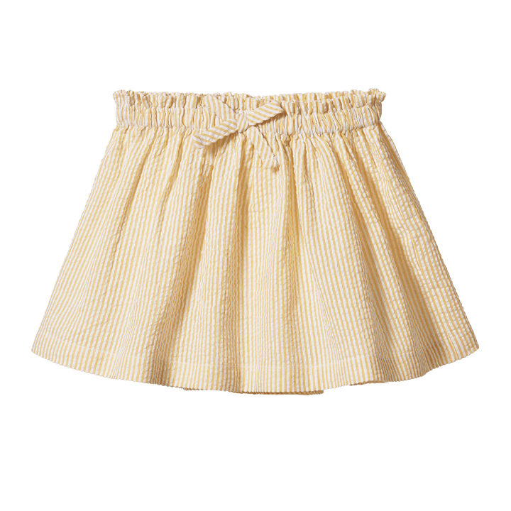 Nature Baby Orchard Skirt Seersucker - Golden Stripe