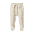 Footed Romper - Bumble Bee Print