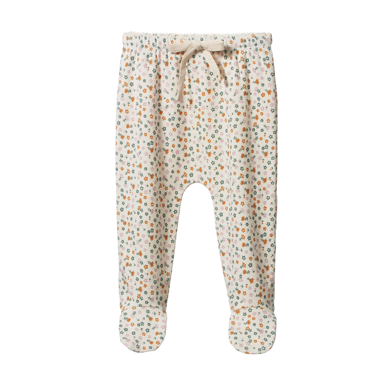 Nature Baby Footed Romper - Pollyanna Print
