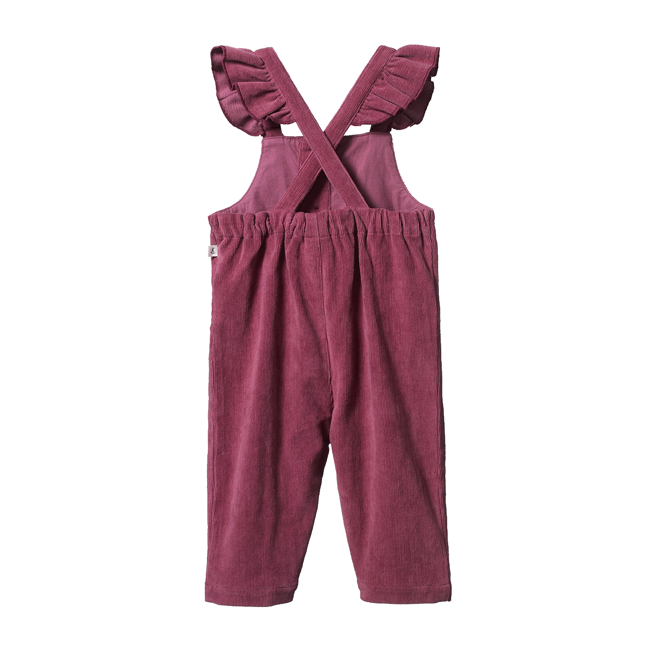 Nature Baby Orchard Overalls Cord - Rhubarb
