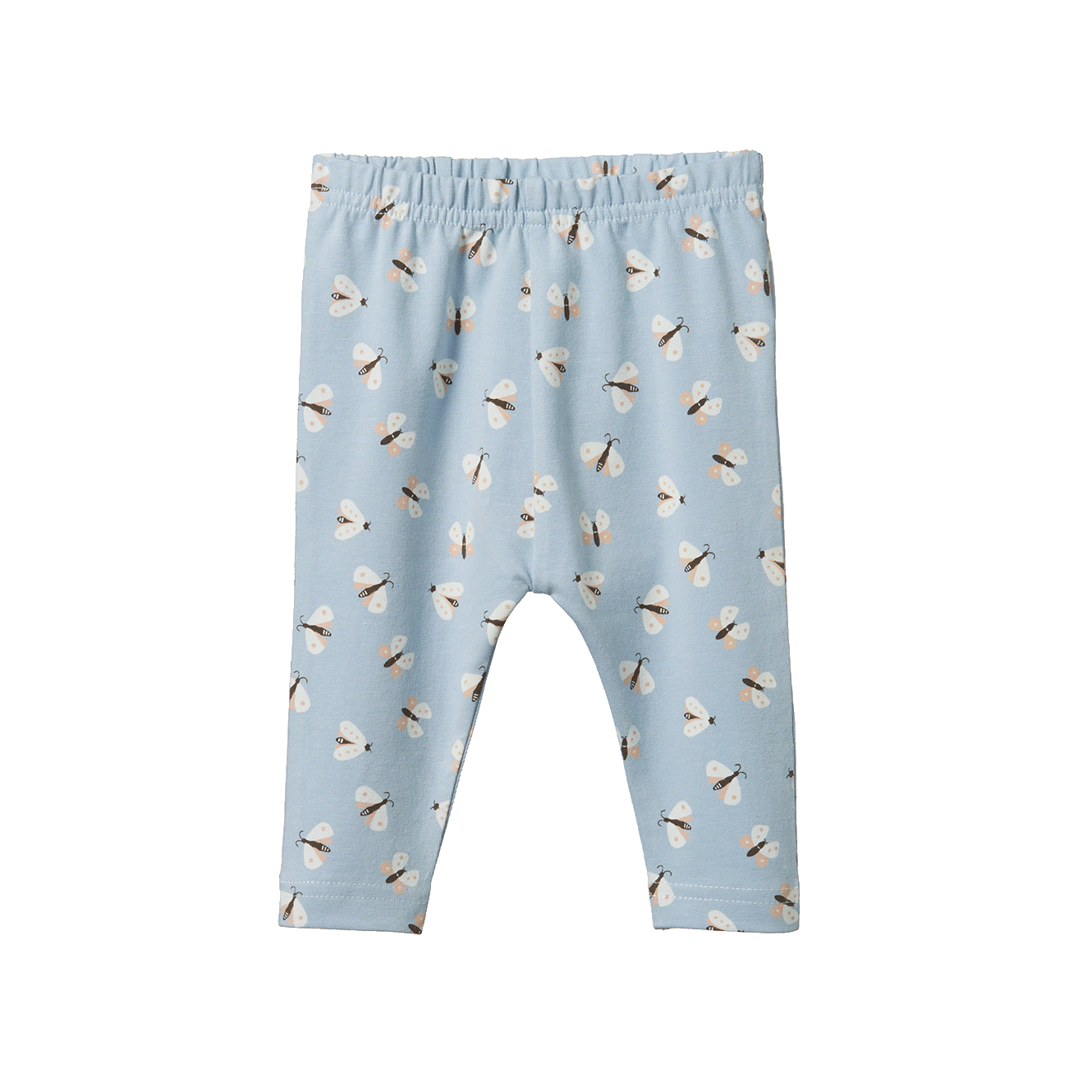 Nature Baby Leggings - Butterfly Dance Blue Print