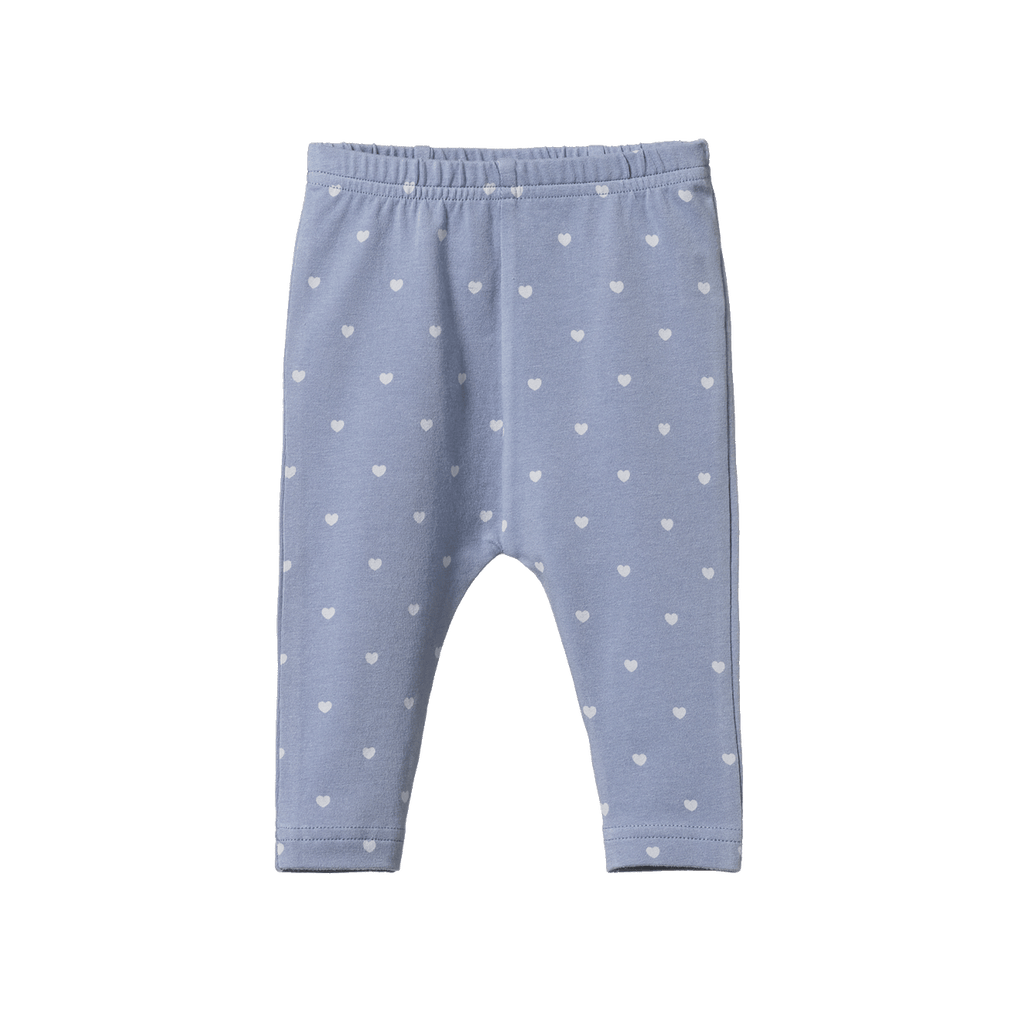 Leggings - Hearts Bluebelle Print