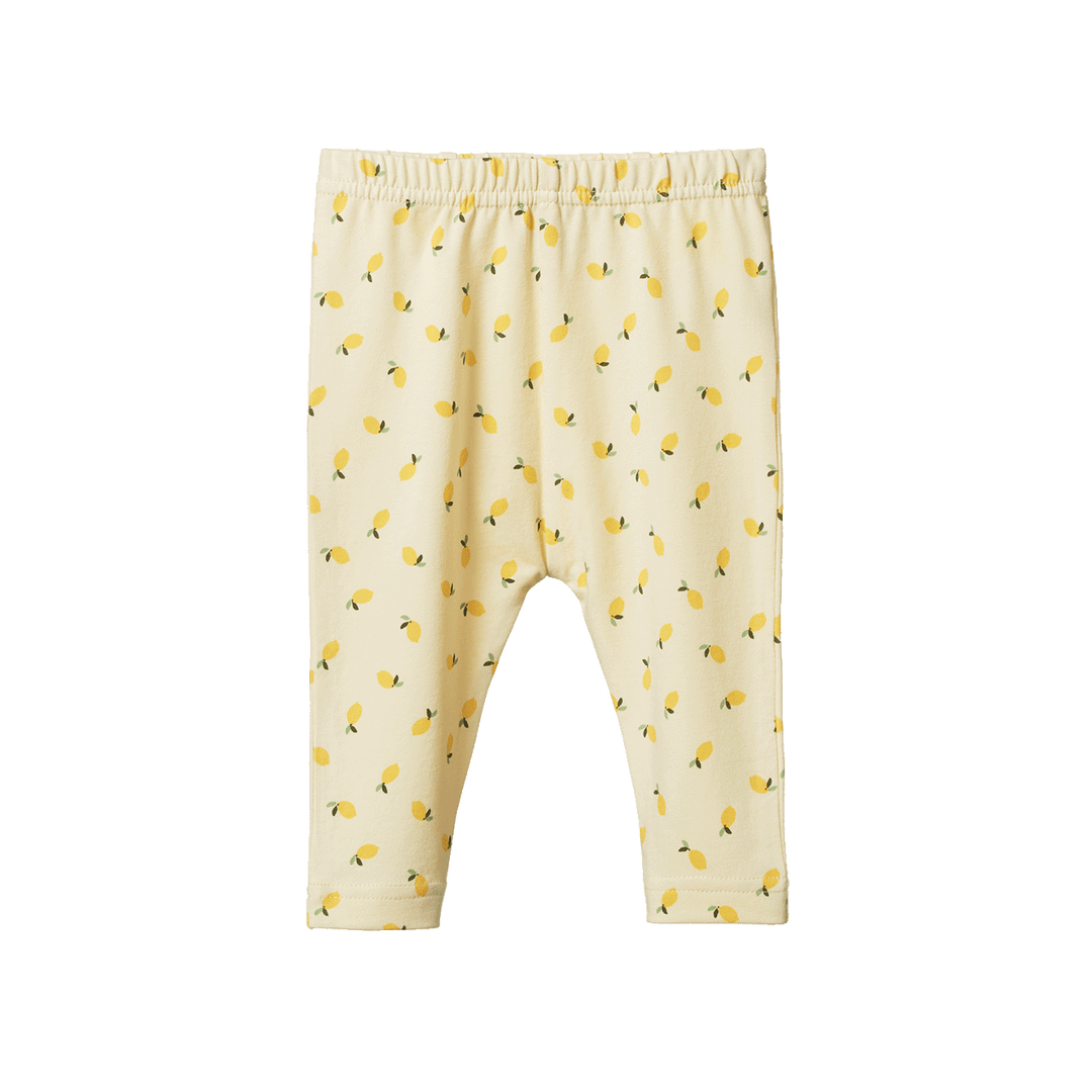 Toddler Leggings Girls Lemon Leggings Deux Par Deux Yellow