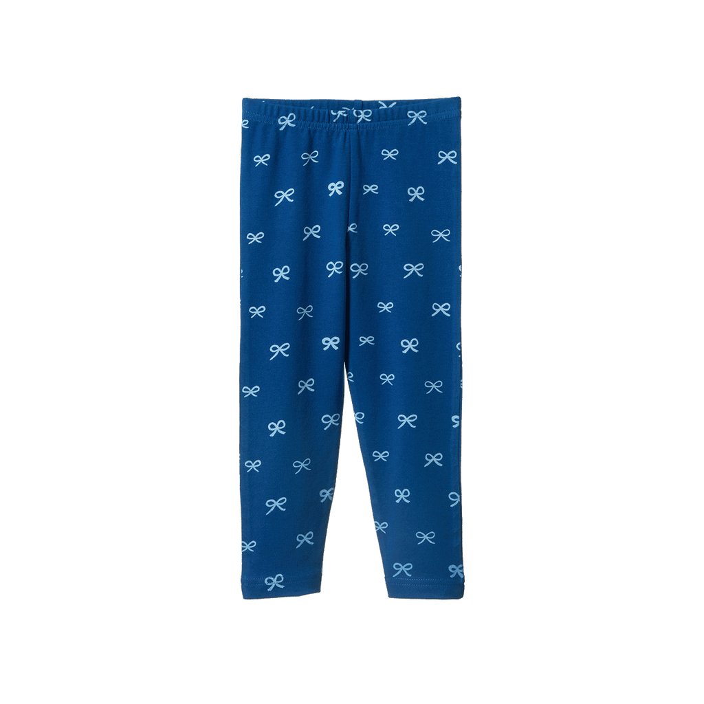 Nature Baby Leggings - Ribbons Blue Print