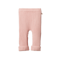 Lou Pants Cotton Knit - Rose Bud