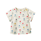 Juniper Tee - Delphine Blooms Print