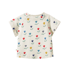 Juniper Tee - Delphine Blooms Print