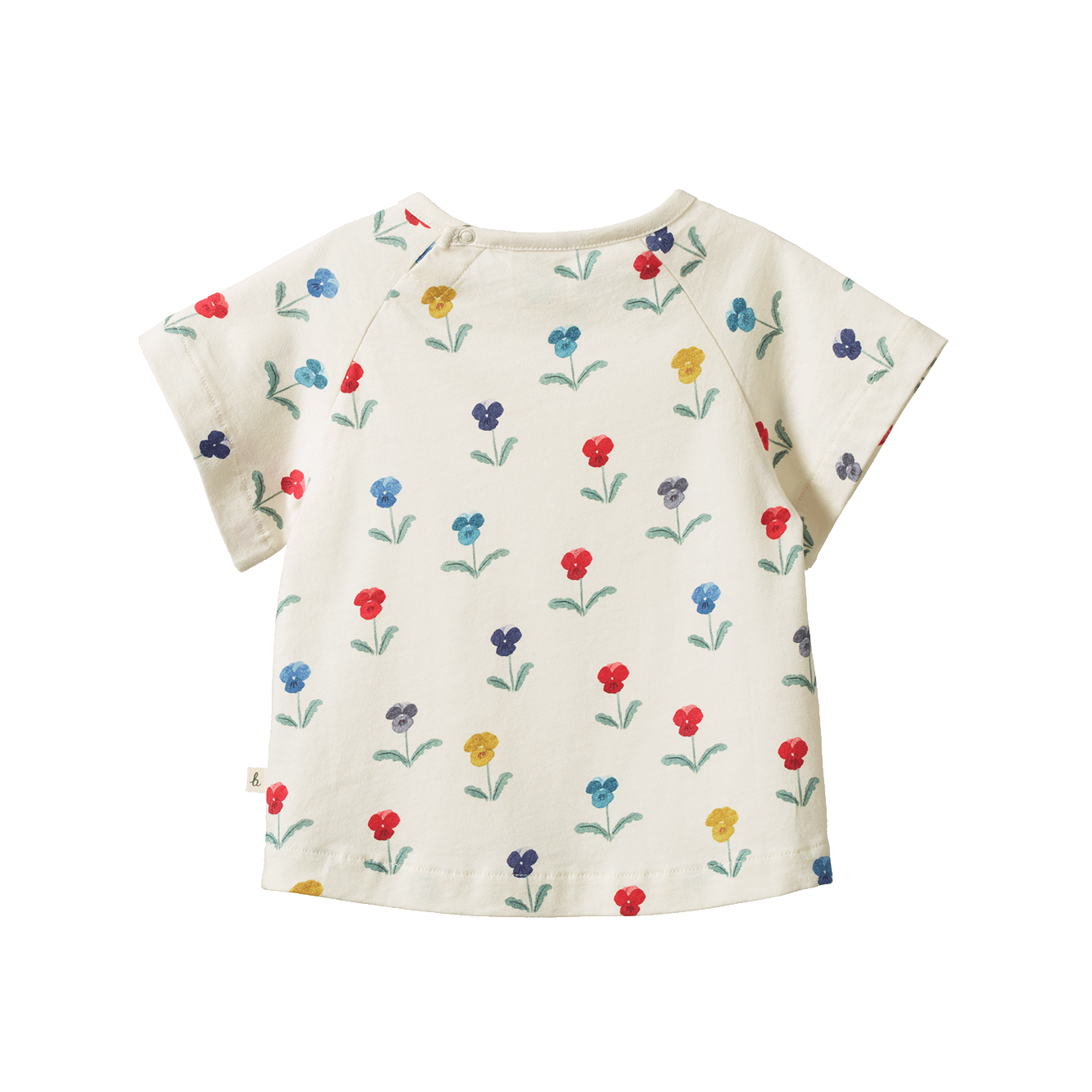 Nature Baby Juniper Tee - Delphine Blooms Print