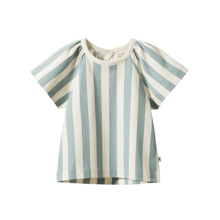 Nature Baby Faye Tee - Star Dew Stripe