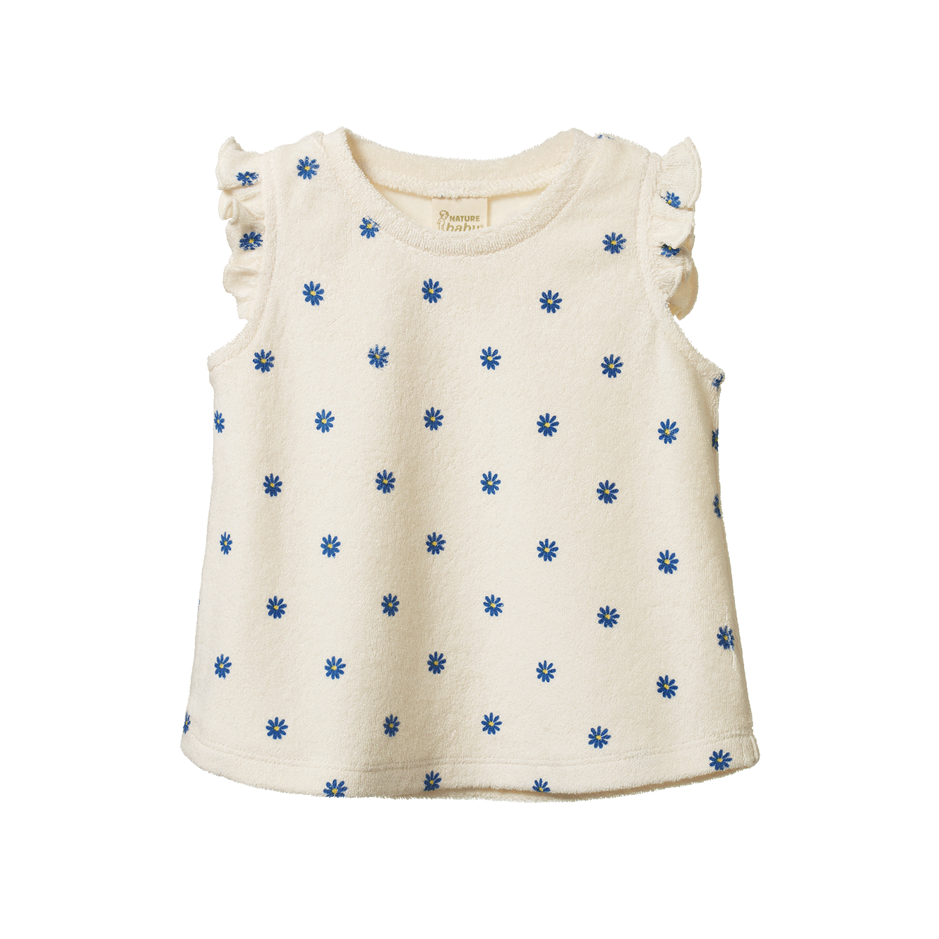 Fleur Tee Terry - Daisy Daze Blue Print