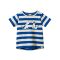 River Tee - Dog Walk Blue Print