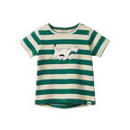 River Tee - Dog Walk Peppermint Print