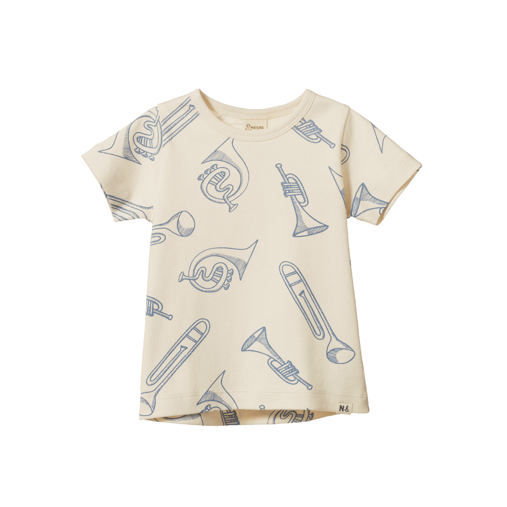 River Tee - Jazz Natural Print