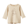 Long Sleeve River Tee - Bramble Bunny Print