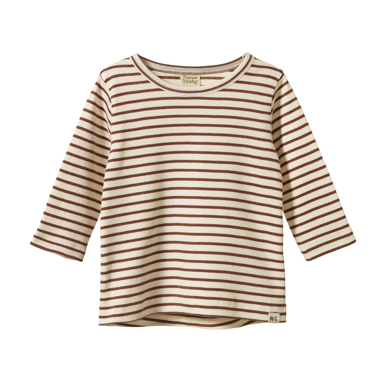 Long Sleeve River Tee - Pinecone Sailor Stripe