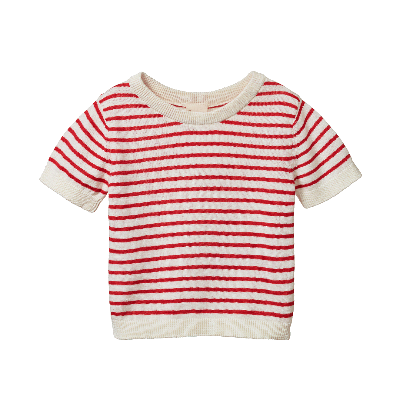 Nature Baby Knitted River Tee - Red Sailor Stripe