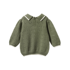 Long Sleeve Maeve Polo - Hedge Green
