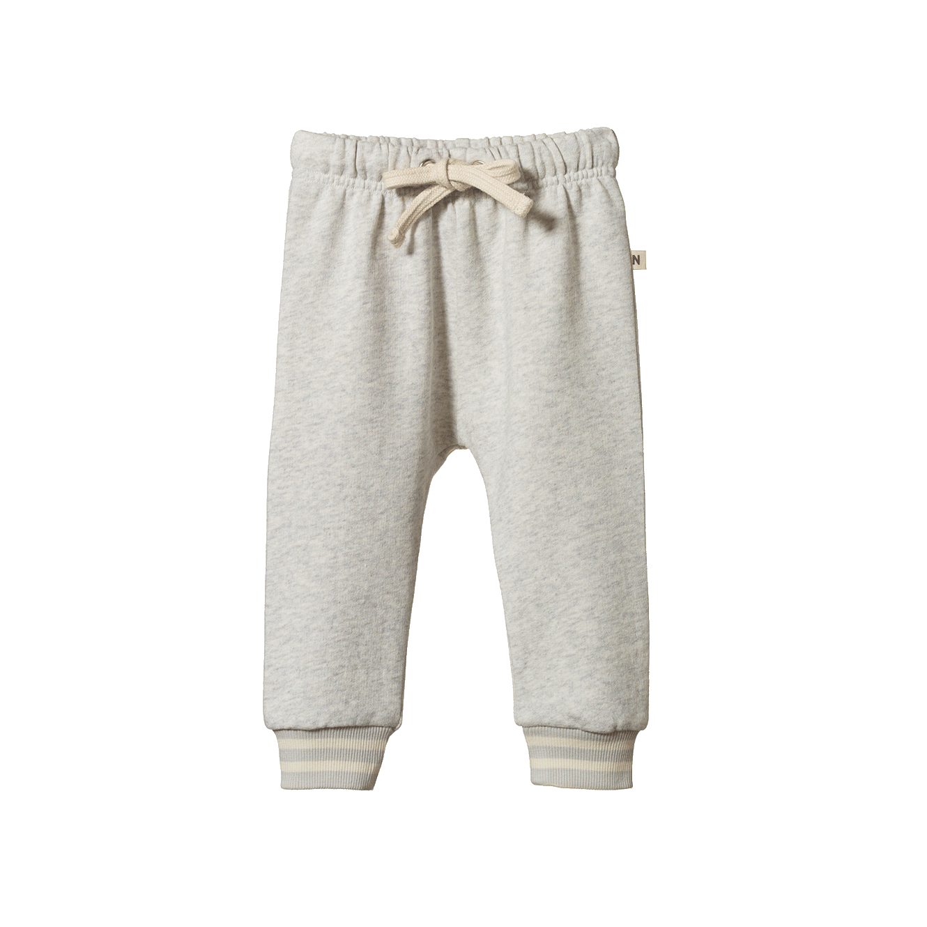 Nature Baby Sunday Track Pants - Light Grey Marl