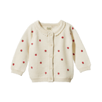 Piper Cardigan - Raspberry Print