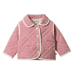 Marlo Quilted Coat - Jam Check