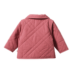 Marlo Quilted Coat - Carnation