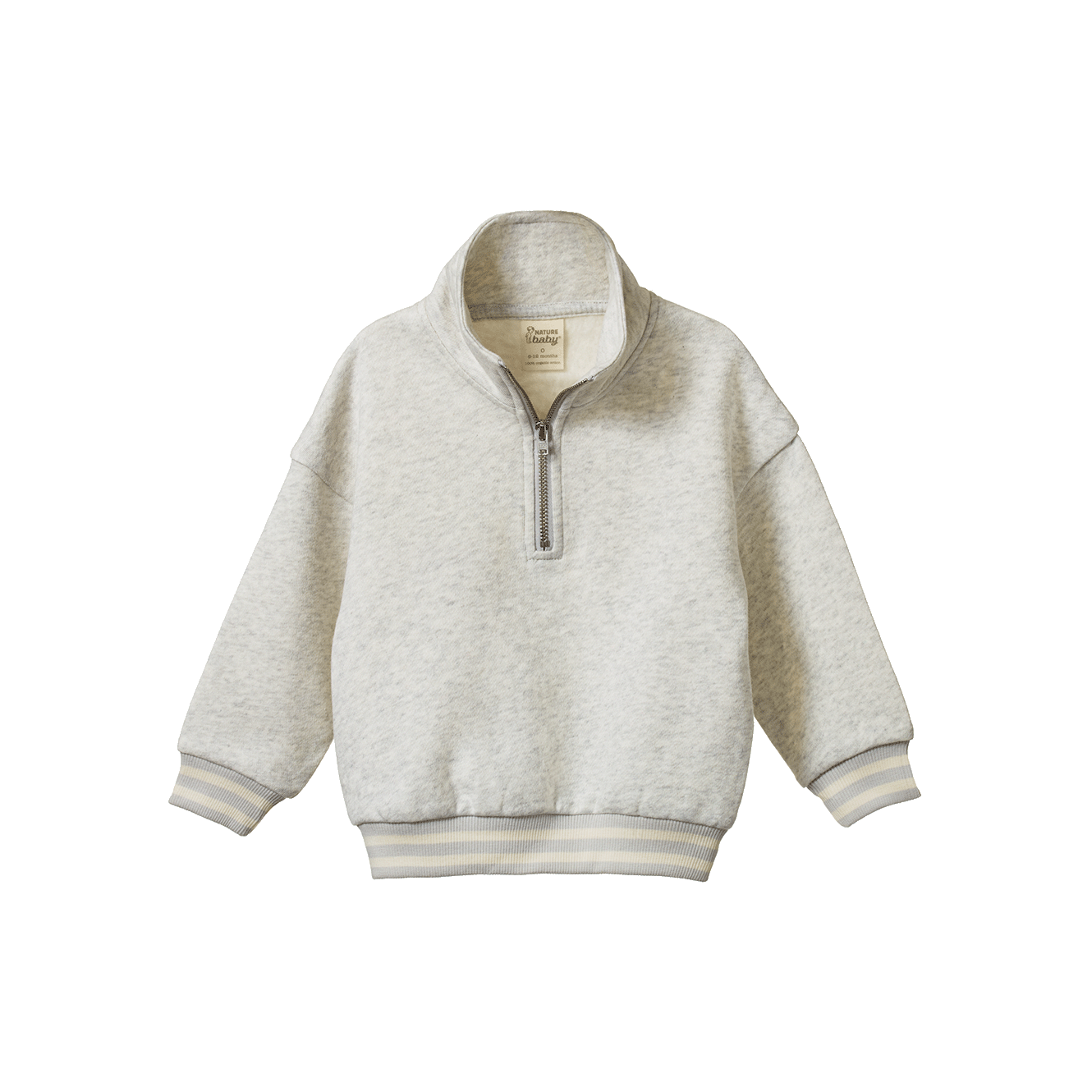 Nature Baby Camper Sweatshirt - Light Grey Marl
