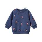 Emerson Sweater - Best Friend Indigo Print