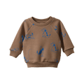 Emerson Sweater - Dog Walk Vintage Khaki Print