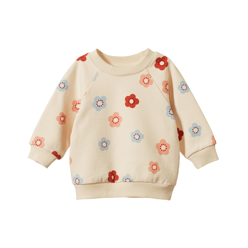 Emerson Sweater - Flora Stamp Print