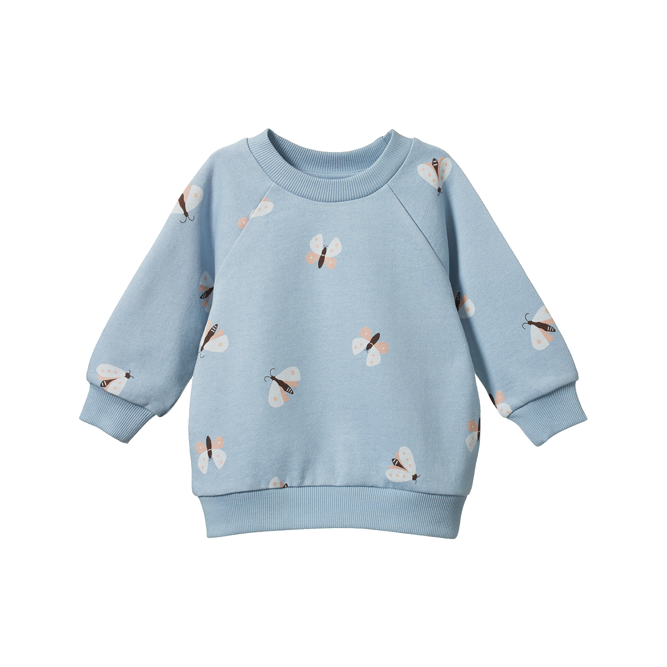 Nature Baby Emerson Sweater - Grande Butterfly Dance Print