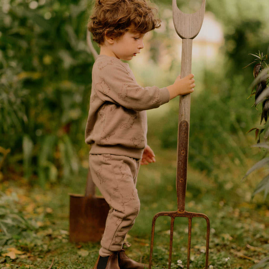 Sunday Track Pants - Happy Hounds Print